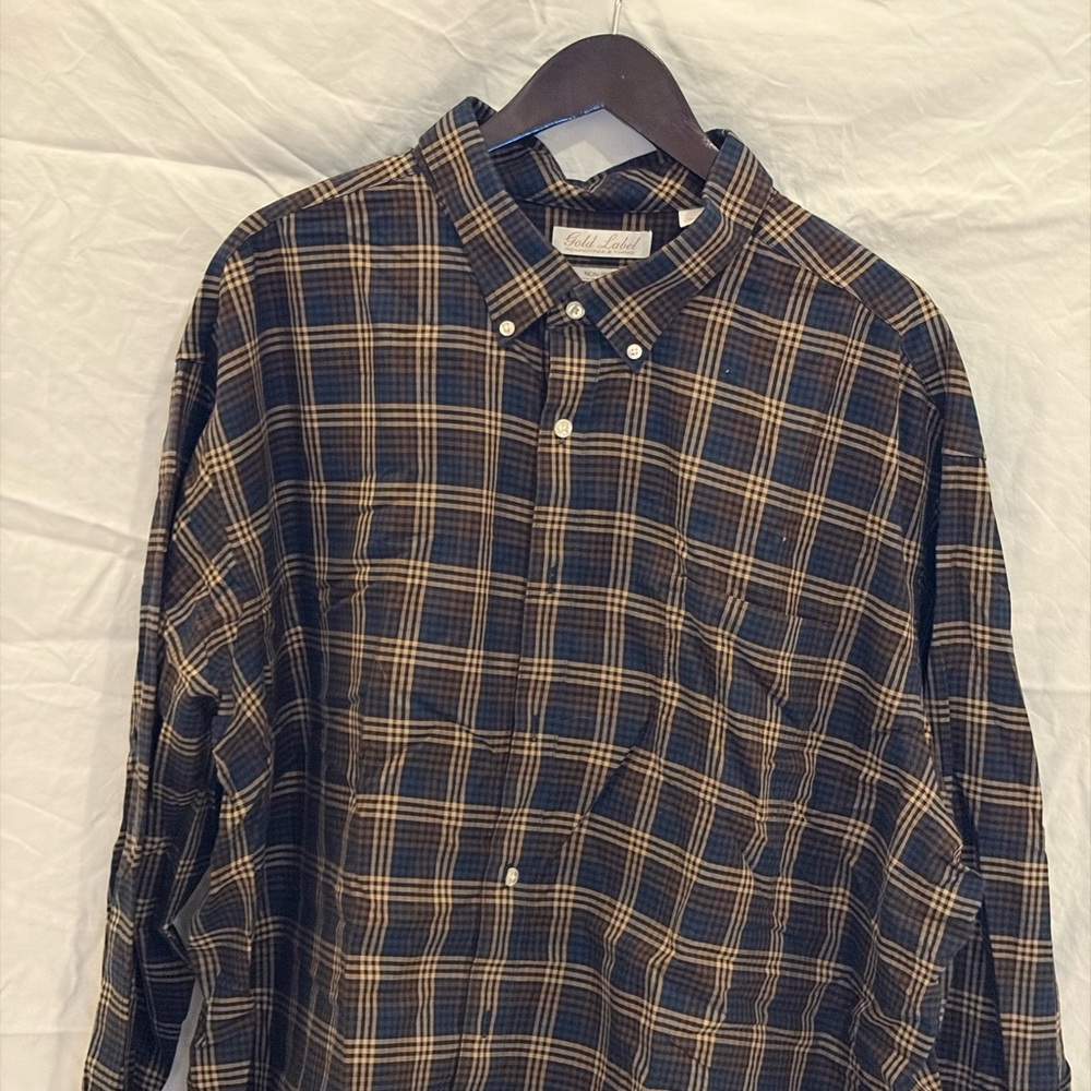 Classic Plaid Button-Down Shirt